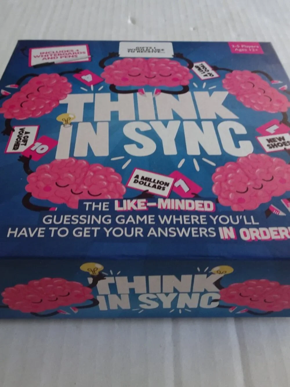 Think In Sync -The Like-Minded Guessing Game - Brand New in Box 3-5 Players -NEW